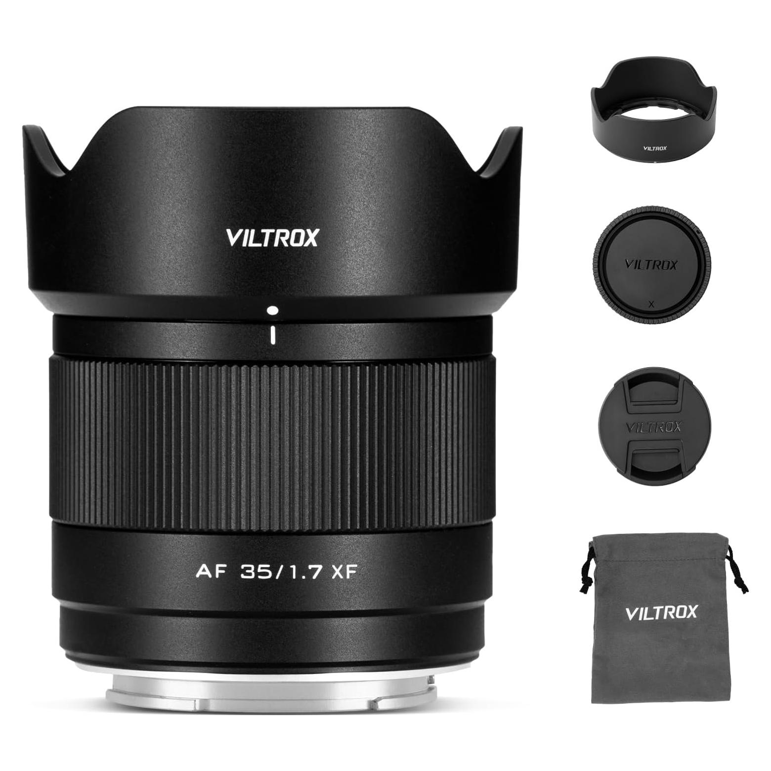 Lente VILTROX 35mm f1.7 para Fuji X-Montura - Enfoque Automático