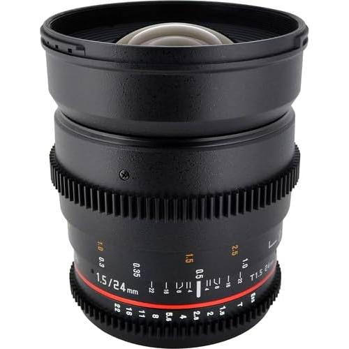 Lente Rokinon 24mm T1.5 Cine para Montura Sony A + Kit de Filtros