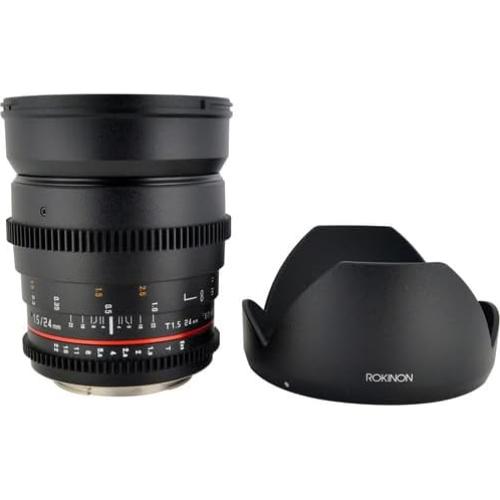 Lente Rokinon 24mm T1.5 Cine para Montura Sony A + Kit de Filtros
