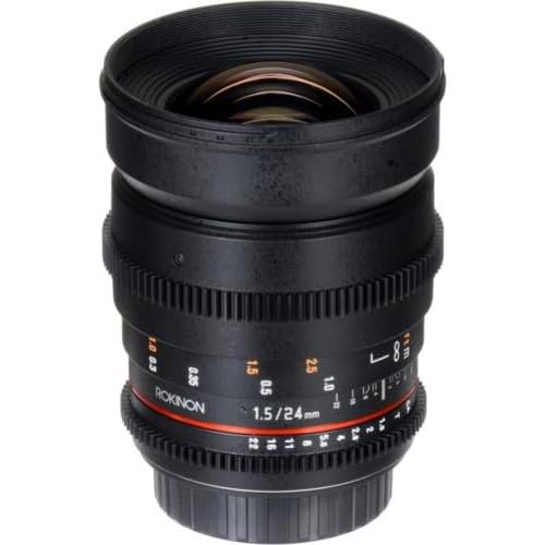 Lente Rokinon 24mm T1.5 Cine para Montura Sony A + Kit de Filtros