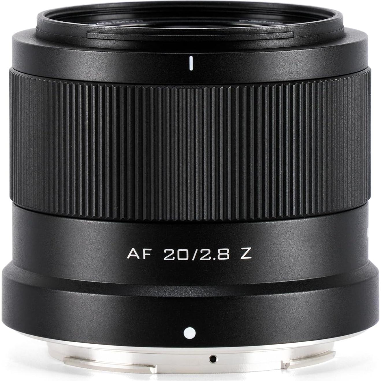 Lente VILTROX 20mm F2.8 Z + Filtro 52mm para Nikon Z