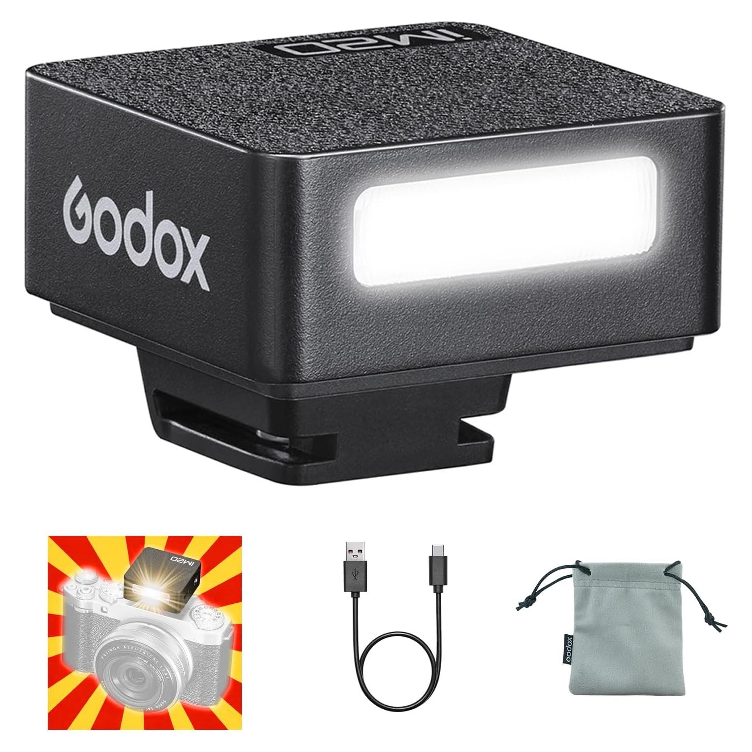 Flash Mini Godox IM20 Portátil 470mAh USB-C Compatible DSLR