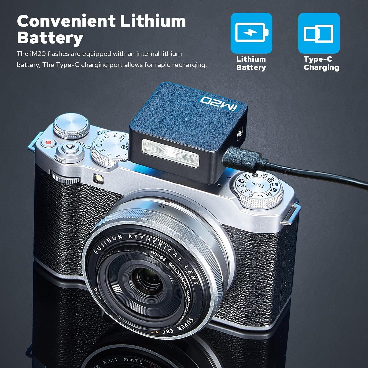 Flash Mini Godox IM20 Portátil 470mAh USB-C Compatible DSLR