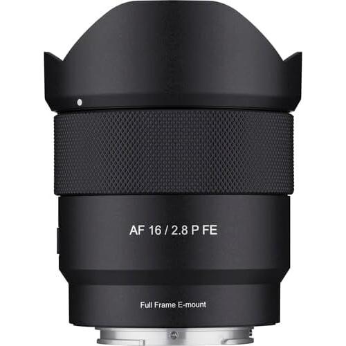 Lente Rokinon AF 16mm f/2.8 P FE para Sony E + Kit de Filtros
