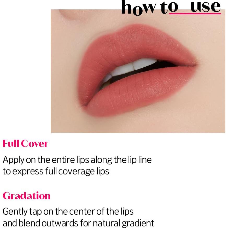 ETUDE Tinte Fijador Rosa Analógico 4g - Pintalabios Mate