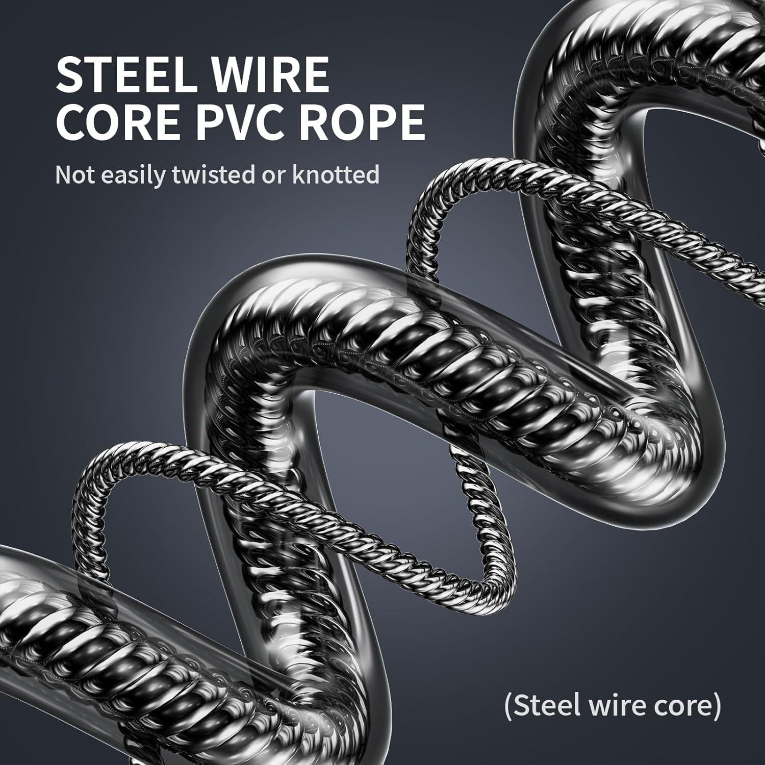 Cuerda de Saltar Ajustable HUANPAO con Mangos Ergonómicos