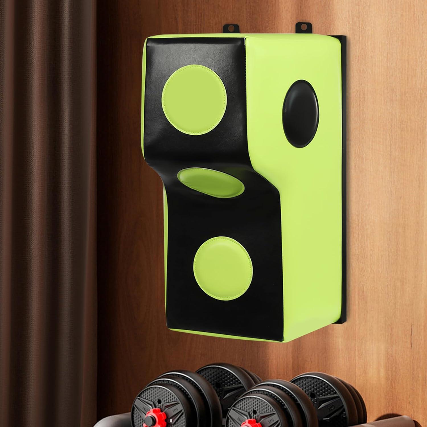 Saco de Boxeo Montado en la Pared BAIODNB 30x70cm Verde/Negro