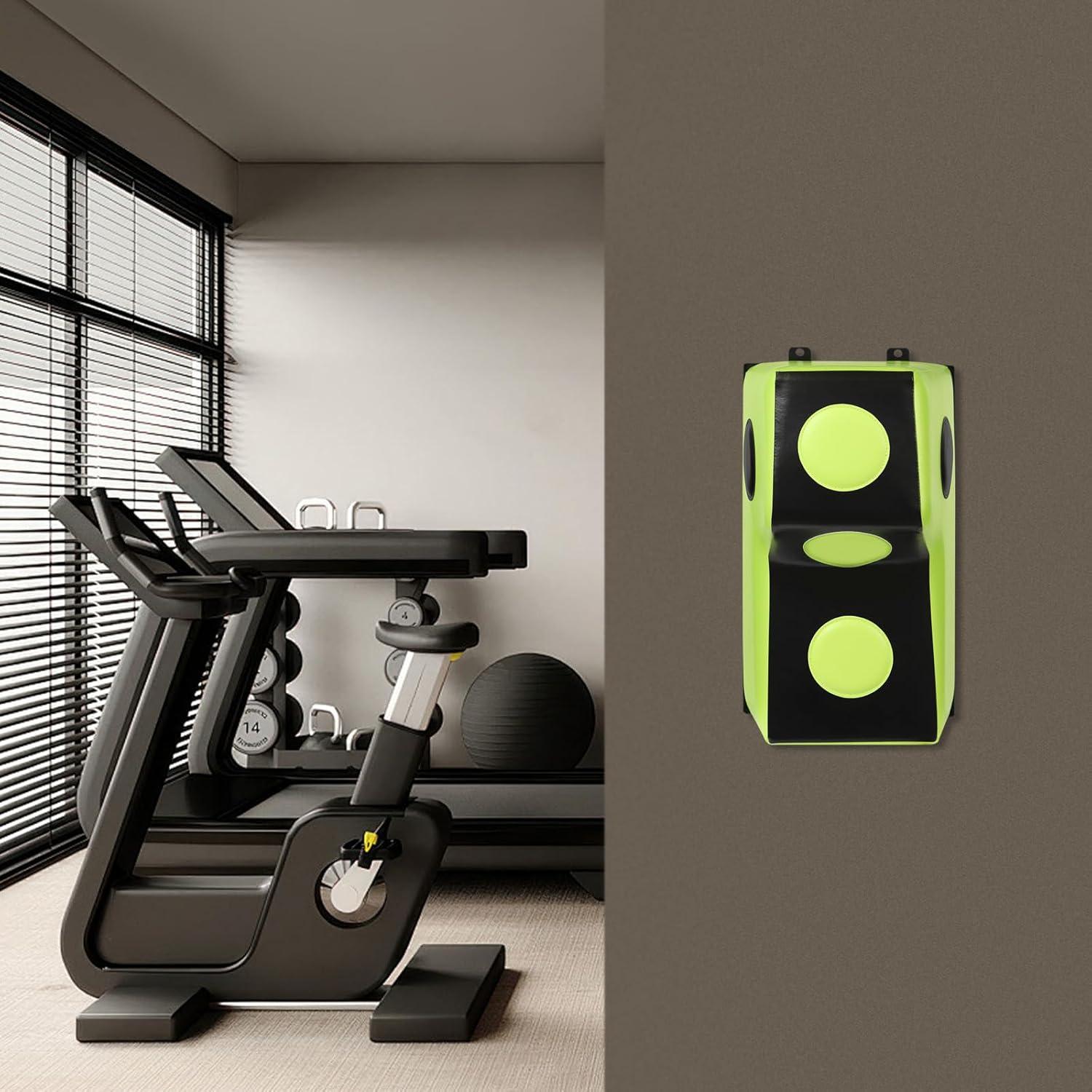 Saco de Boxeo Montado en la Pared BAIODNB 30x70cm Verde/Negro