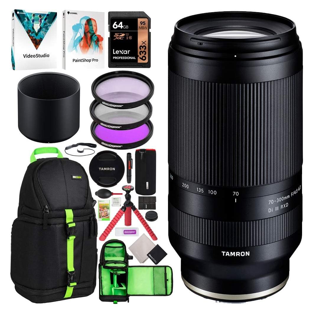 Lente Tamron 70-300mm F4.5-6.3 Di III RXD para Sony E