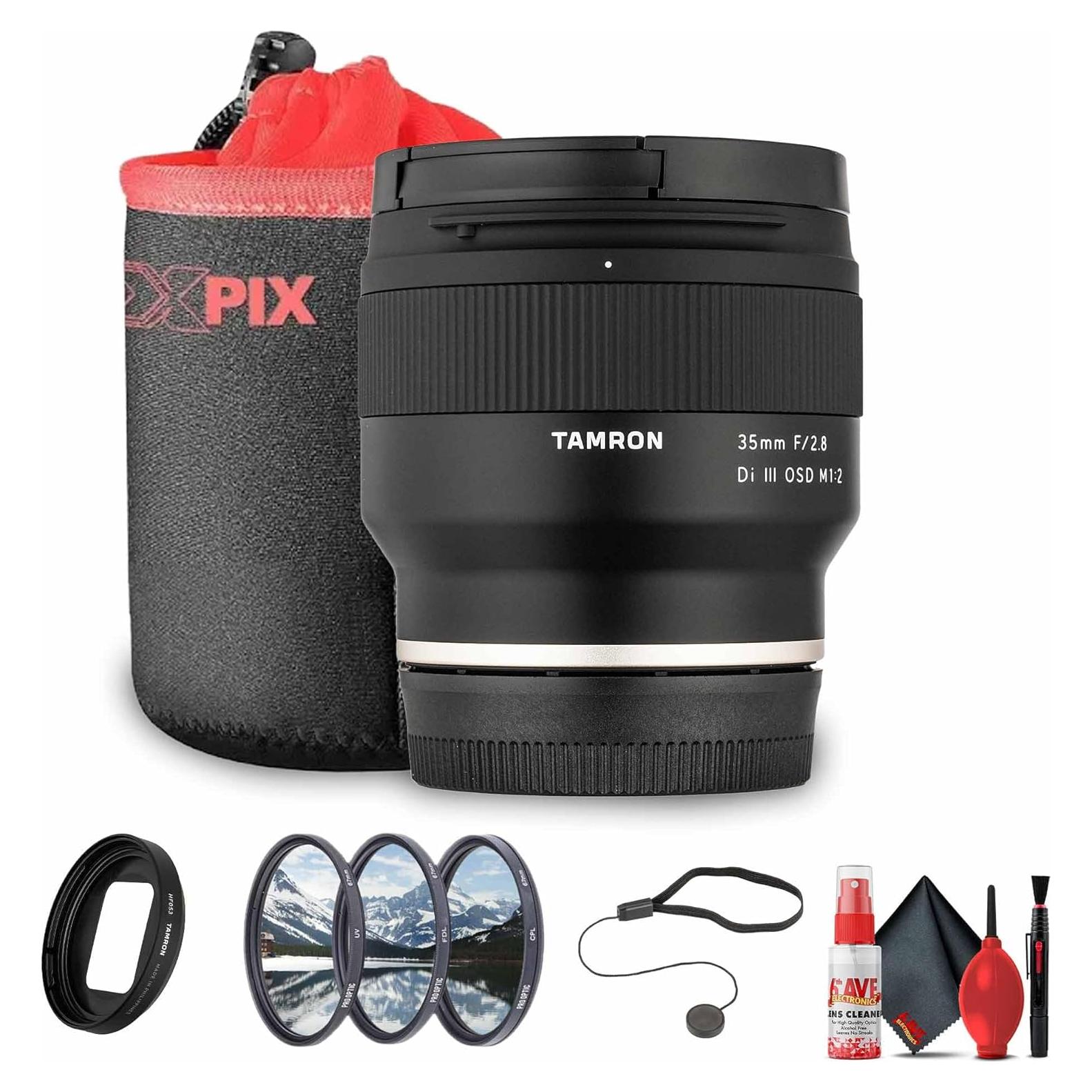 Lente Tamron 35mm f/2.8 Di III OSD M 1:2 para Sony E + Accesorios