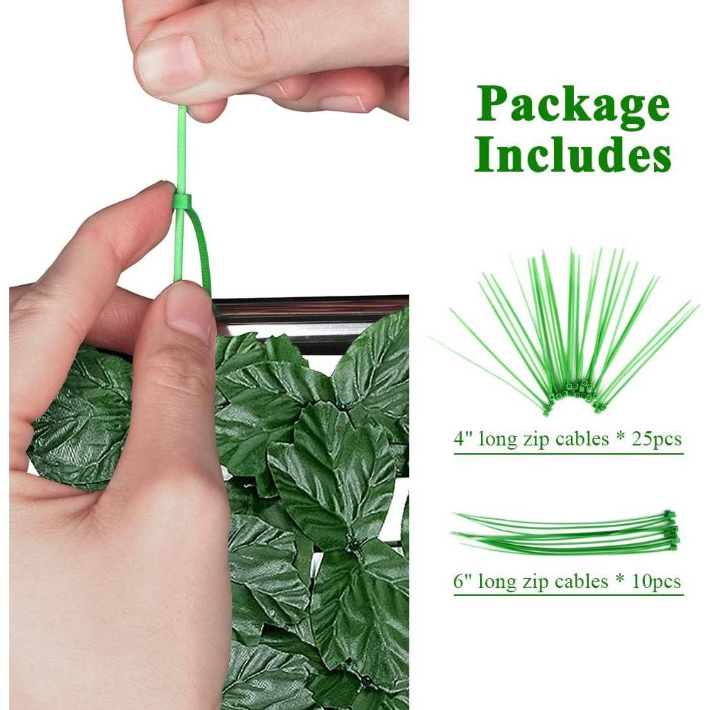 Pantalla de Privacidad iCover 99x399 cm Hoja de Arce Verde