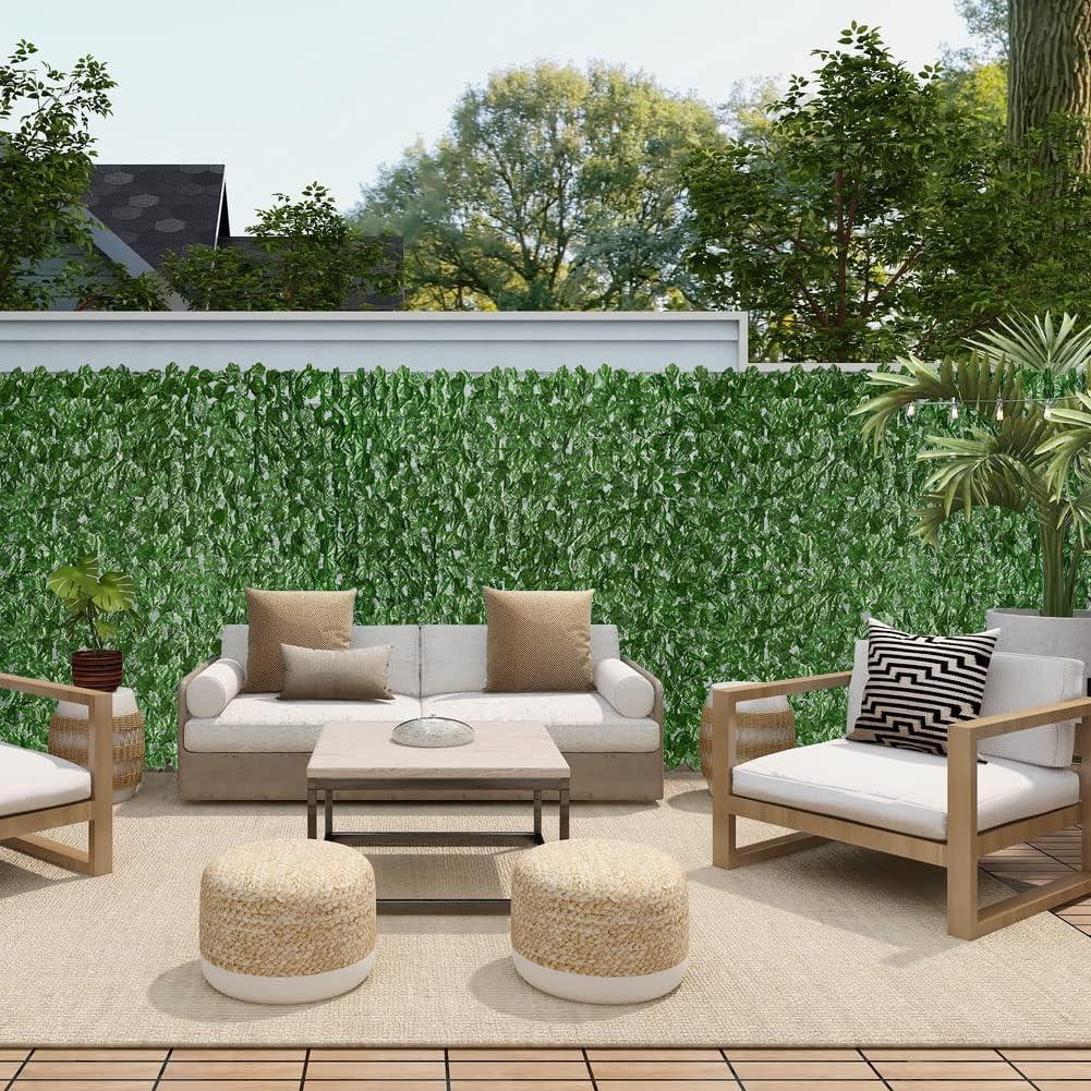 Pantalla de Privacidad iCover 99x399 cm Hoja de Arce Verde