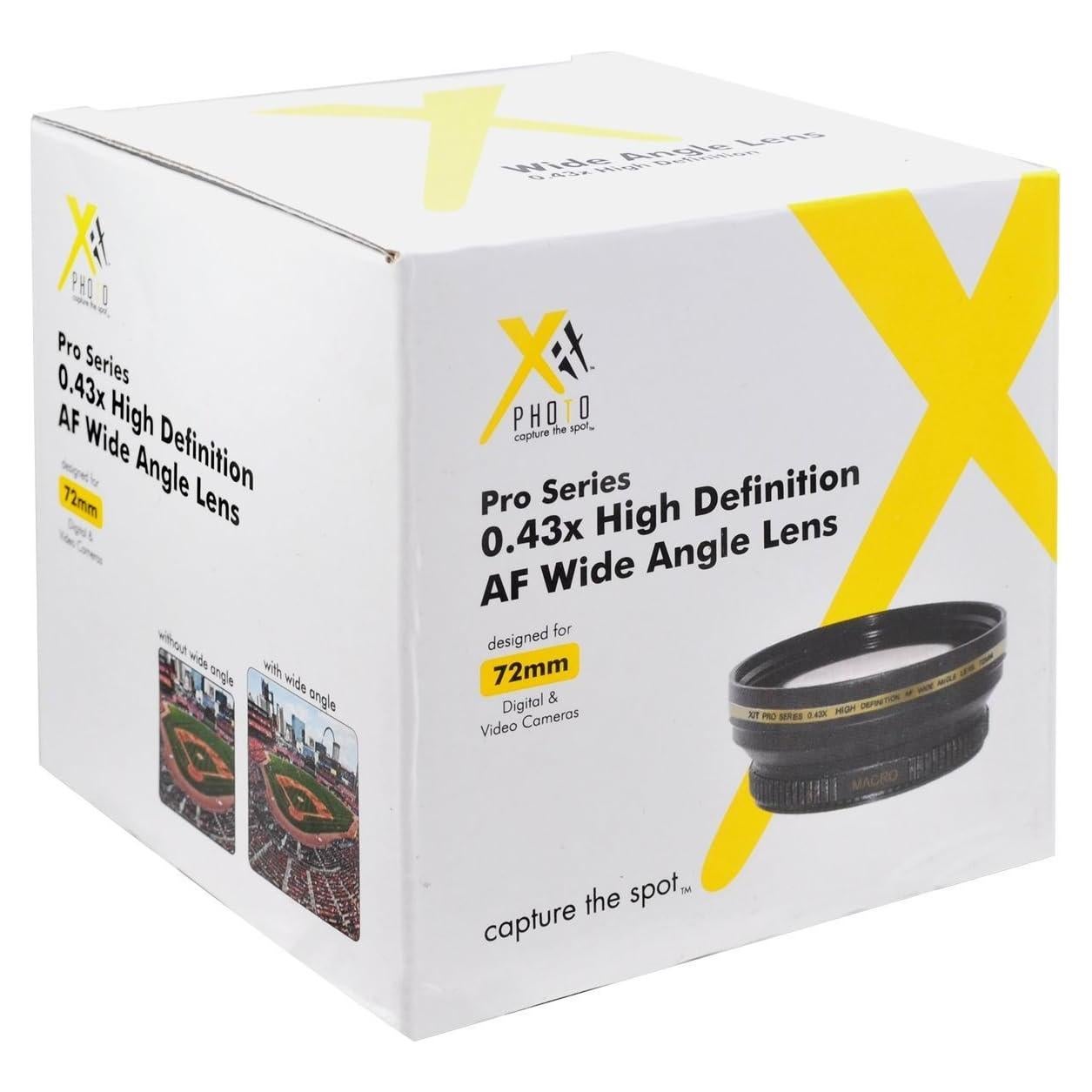 Lente Gran Angular Xit XT72WAB 0.43x 72mm HD
