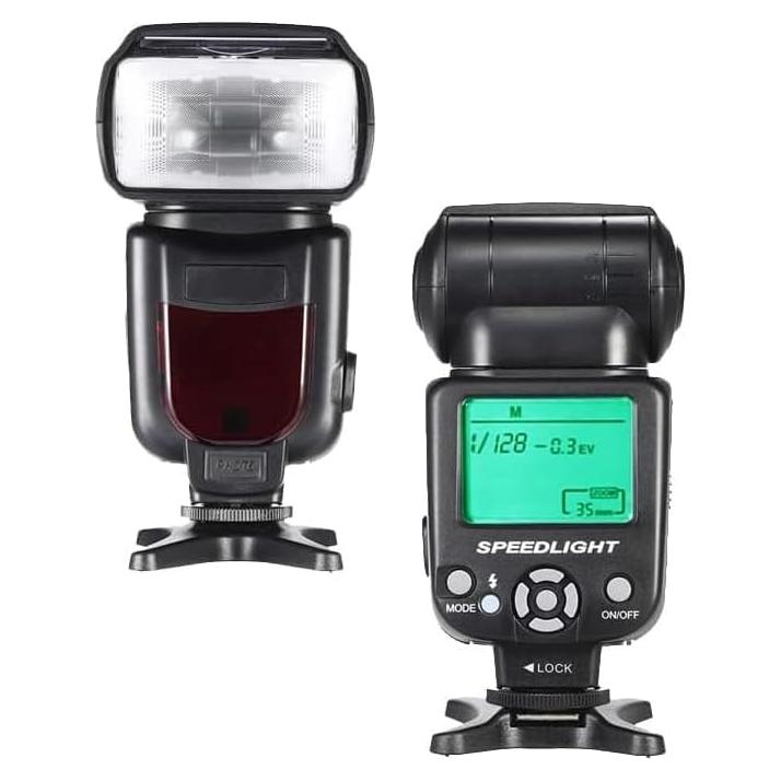 Flash Speedlite Digital Nc ALT-95CN-913 con LCD para FUJIFILM X-S10