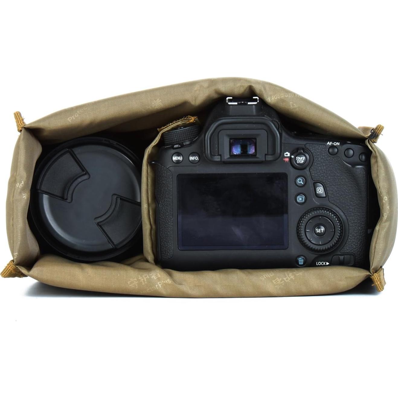 Bolsa de inserción para cámara ArcEnCiel Marrón Coyote 19x20cm