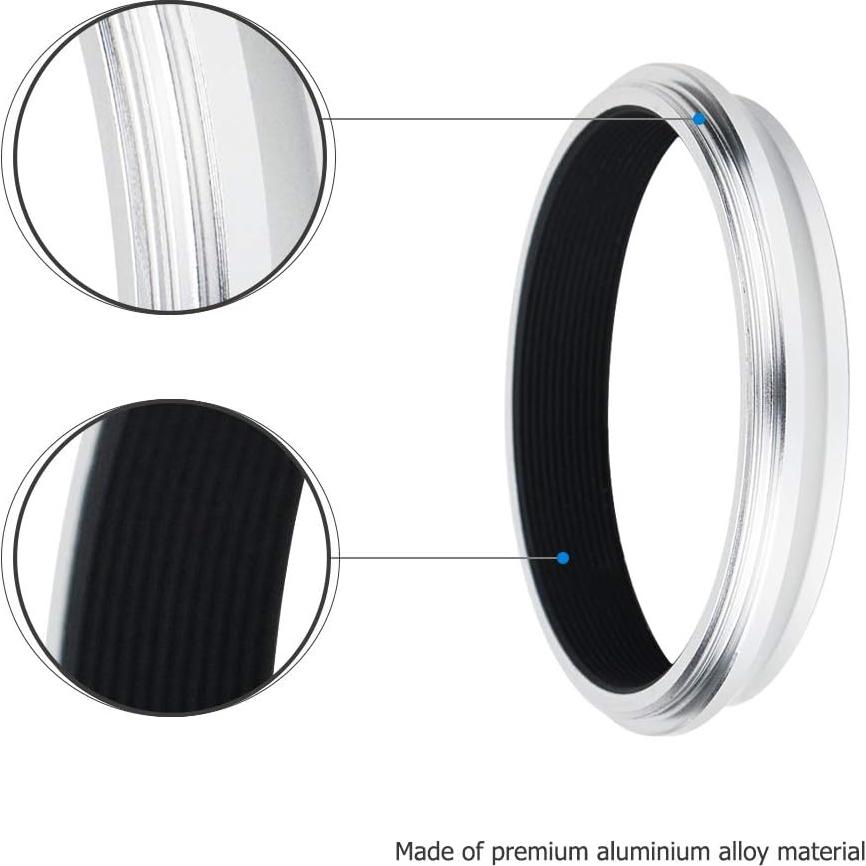 Parasol de Metal JJC con Anillo Adaptador 49mm para Fujifilm X100