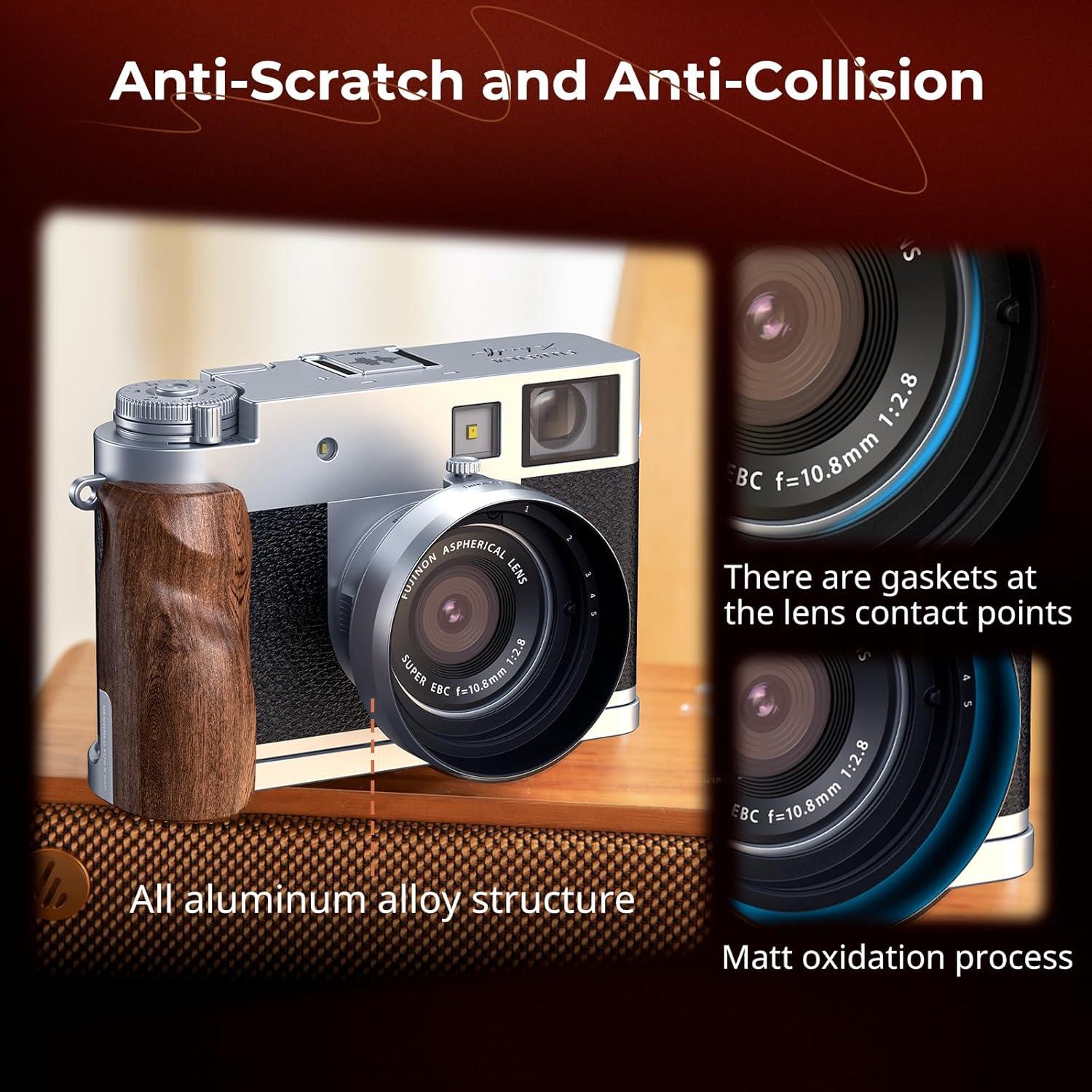 Capucha de Lente SMALLRIG 5393 para Fujifilm - Plata