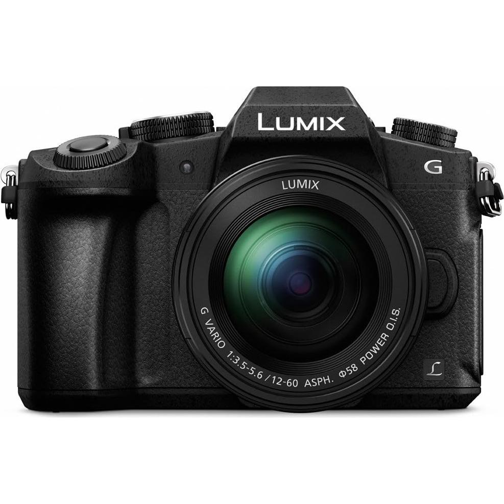 LUMIX G85 4K Mirrorless Camera with 12-60mm Lens + Two-Pack BLC12 Spare Battery + Accessory Bundle