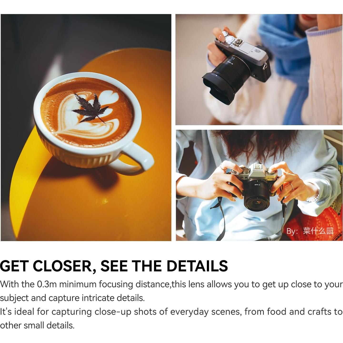 Lente Prime TTARTISAN 23mm F1.8 E-Mount para Sony