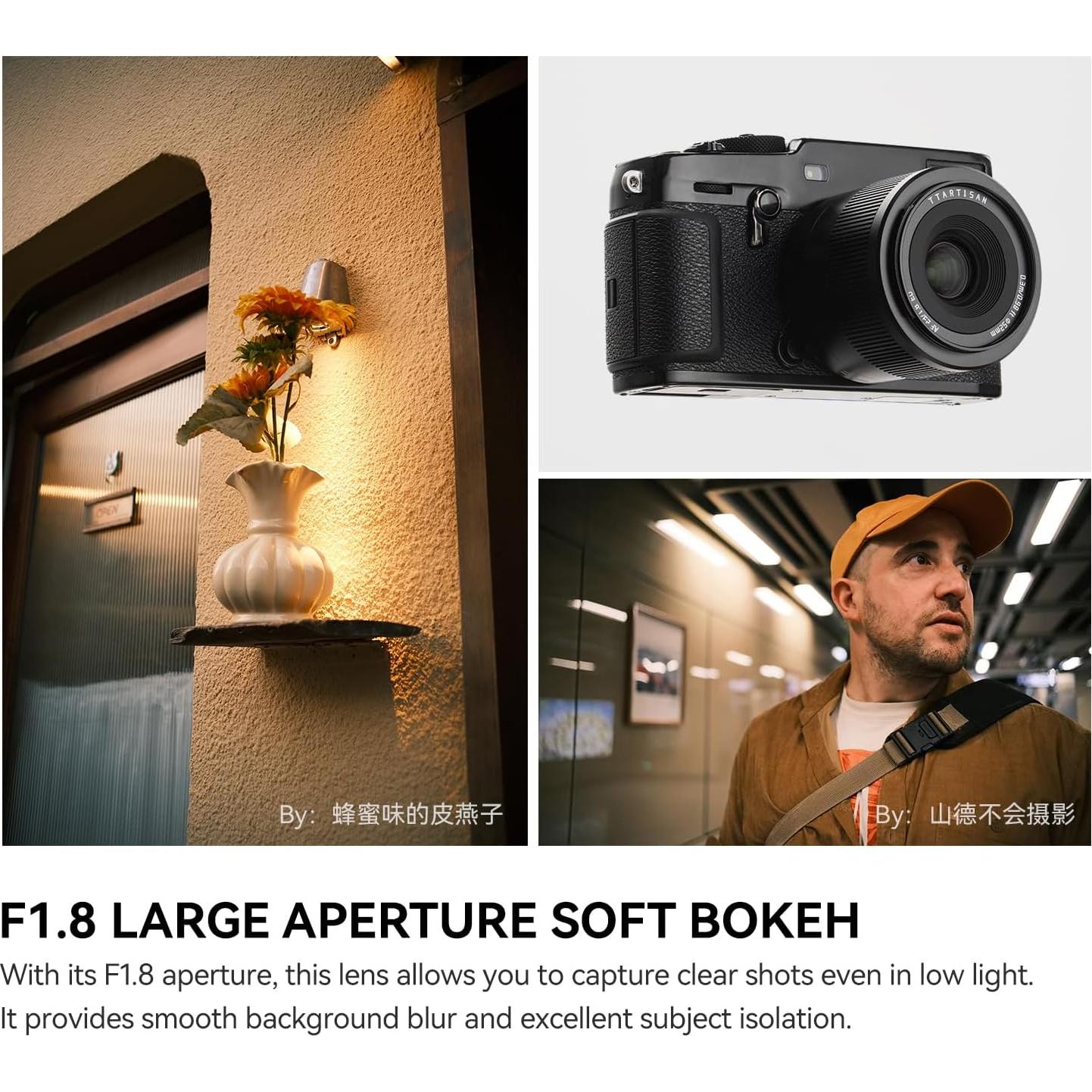 Lente Prime TTARTISAN 23mm F1.8 E-Mount para Sony