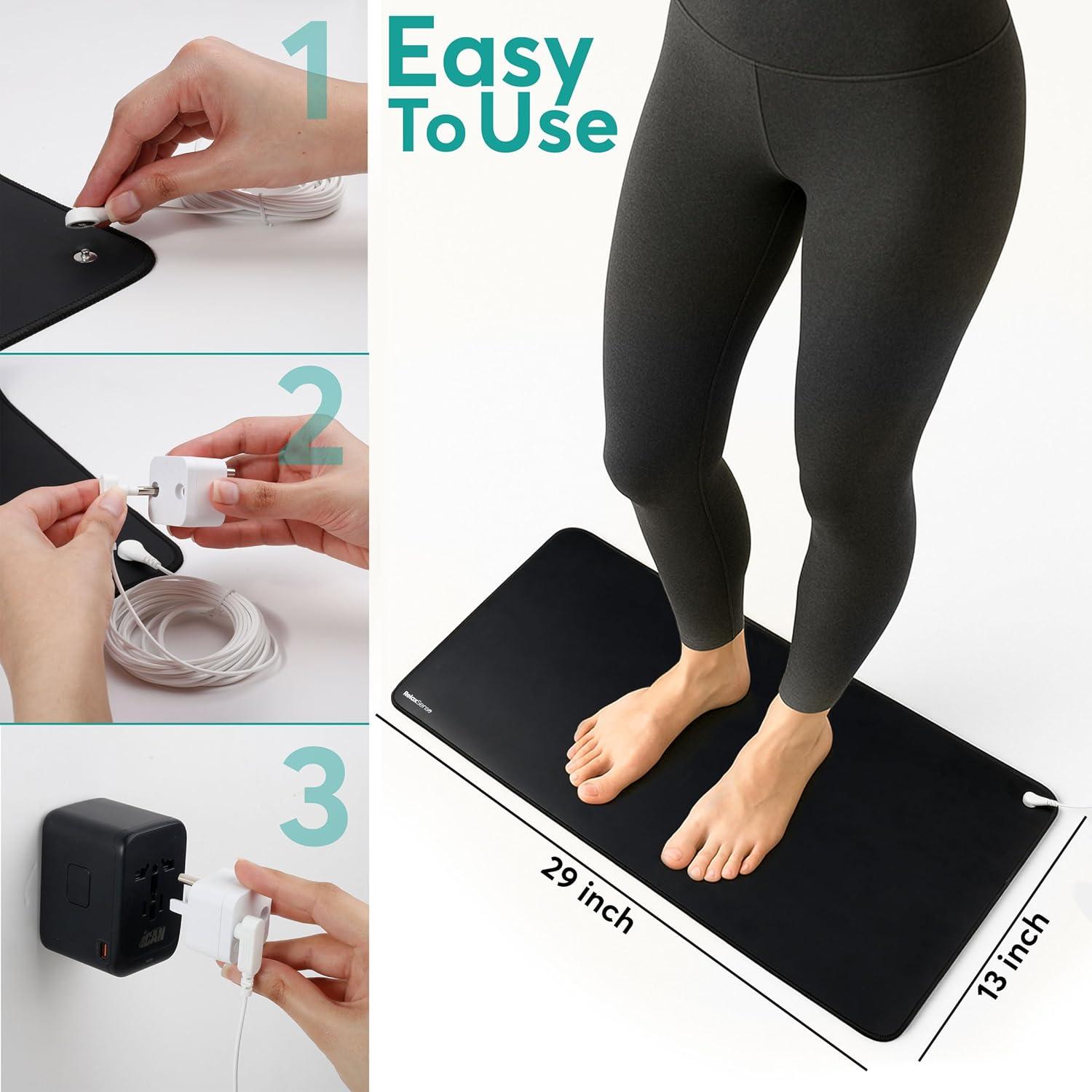 Alfombrilla de Conexión RelaxSense 33x74 cm para Bienestar