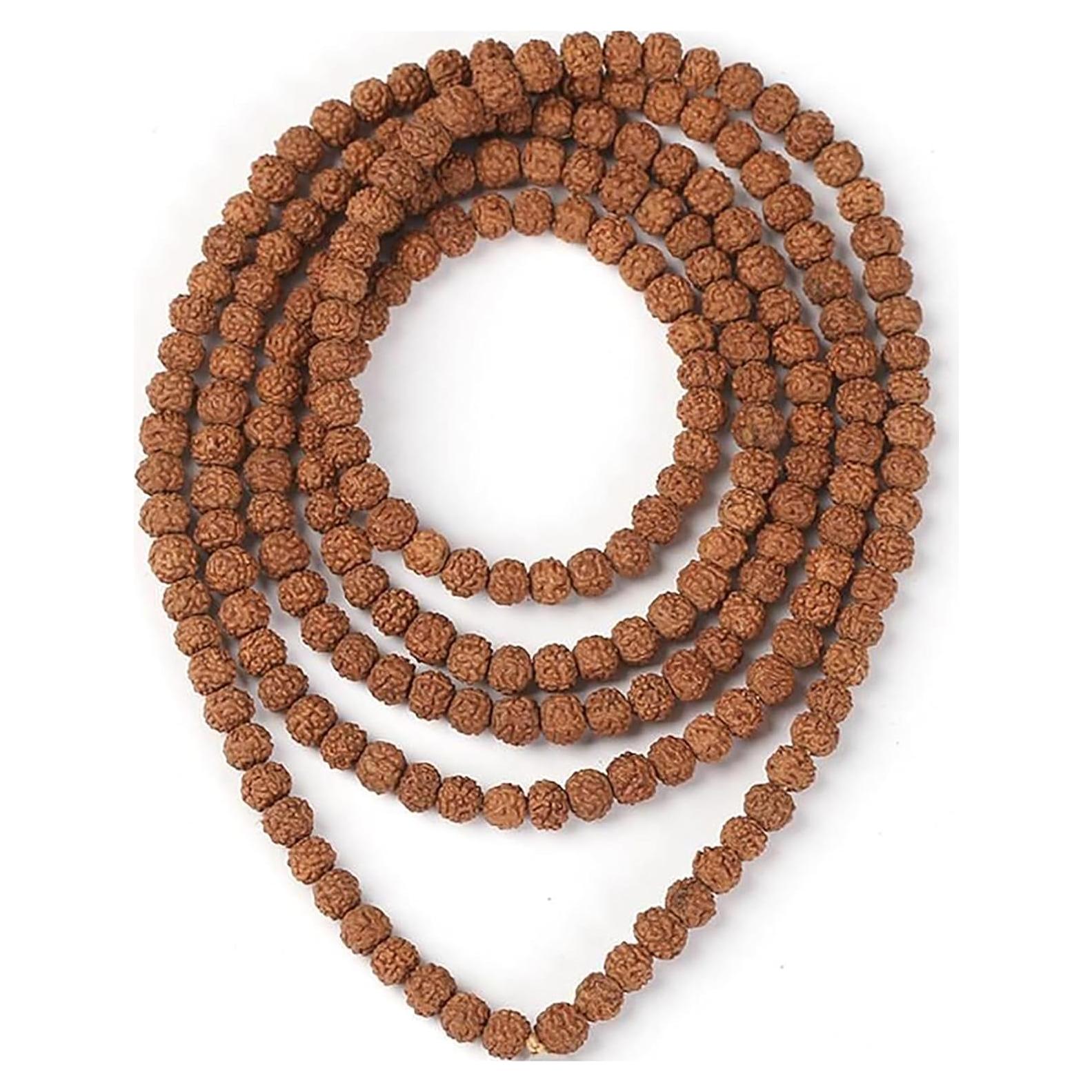 Collar de Oración Rudraksha 108 Cuentas 13mm Hyoquilex