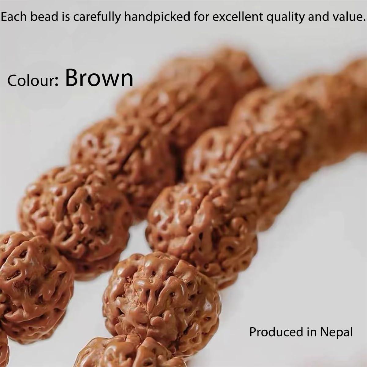 Collar de Oración Rudraksha 108 Cuentas 13mm Hyoquilex