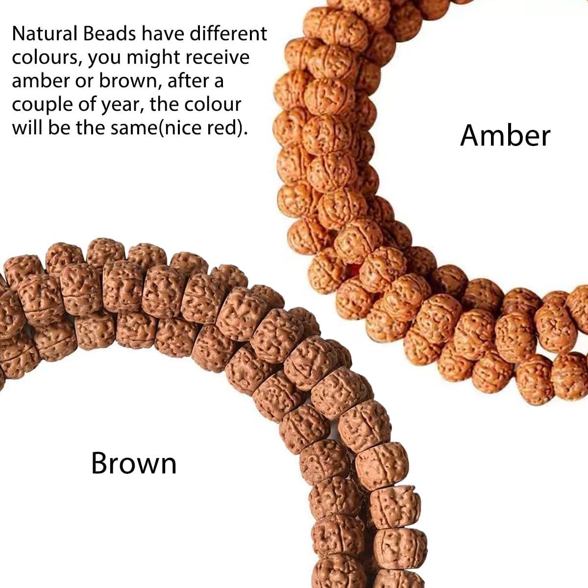 Collar de Oración Rudraksha 108 Cuentas 13mm Hyoquilex