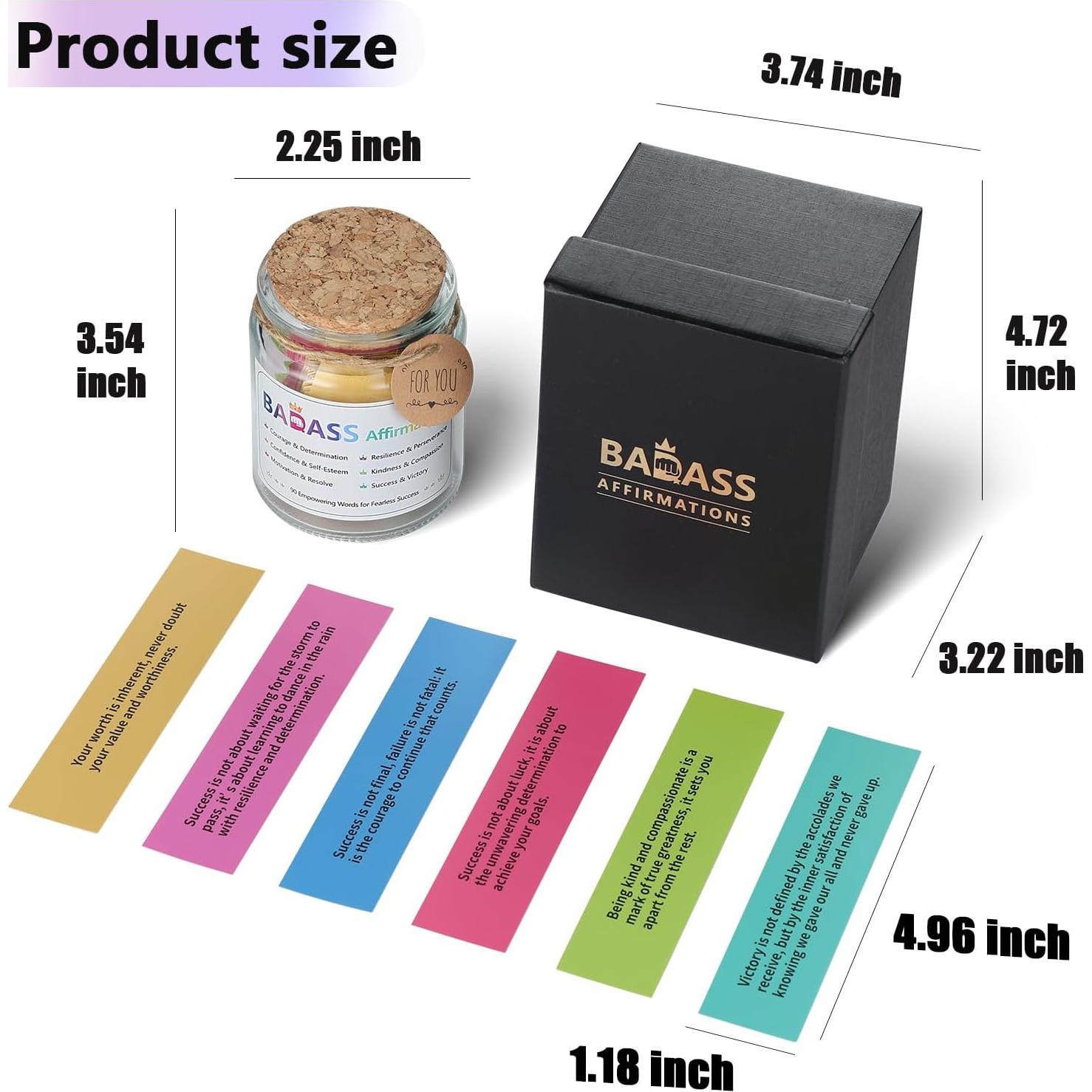 Tarro de Afirmaciones Poderosas NStuiv 190g Motivacional