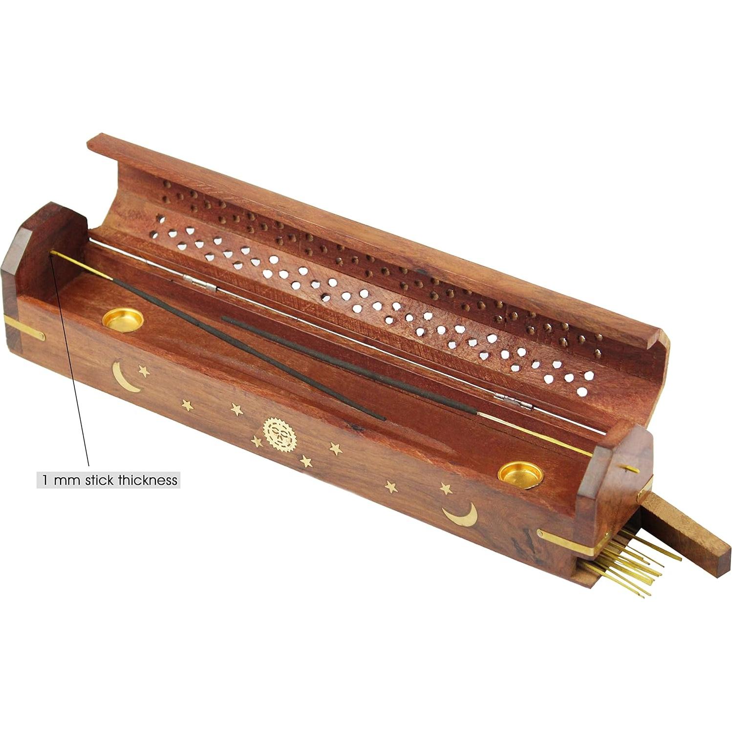 Quemador de Incienso de Madera Sheesham COTTON CRAFT 30.48cm