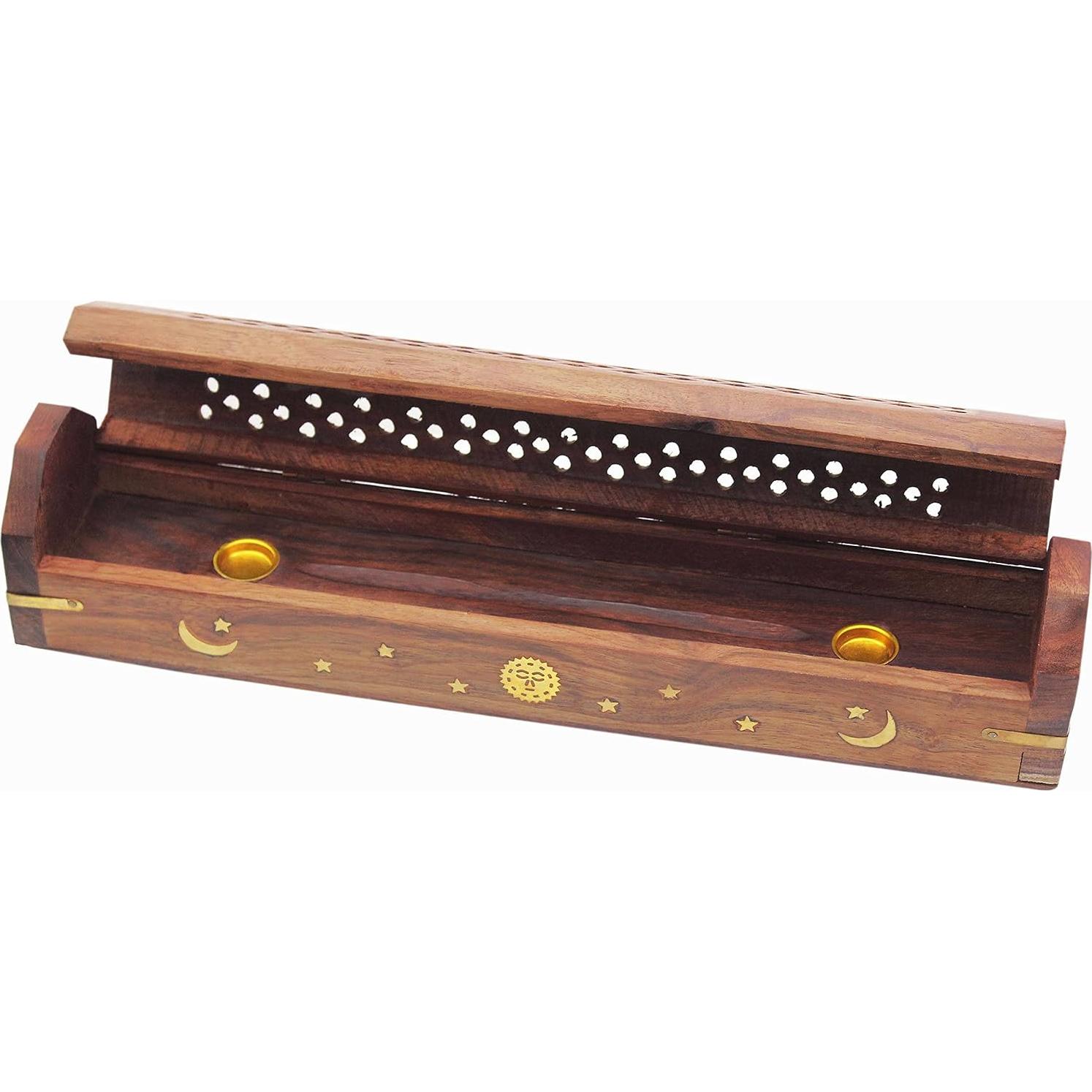 Quemador de Incienso de Madera Sheesham COTTON CRAFT 30.48cm