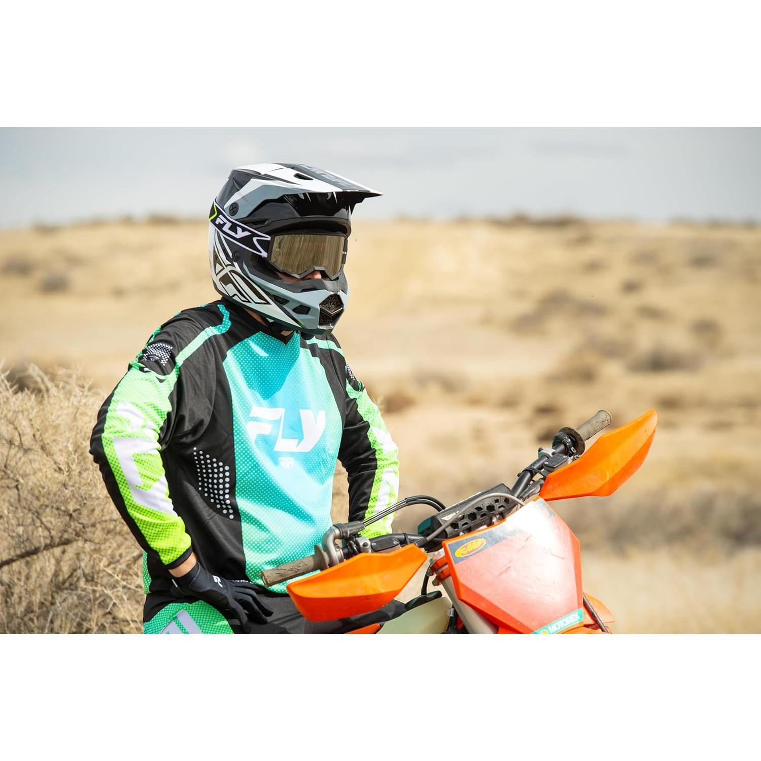 Gafas de motocross Fly Racing Zone Adulto Negro/Blanco