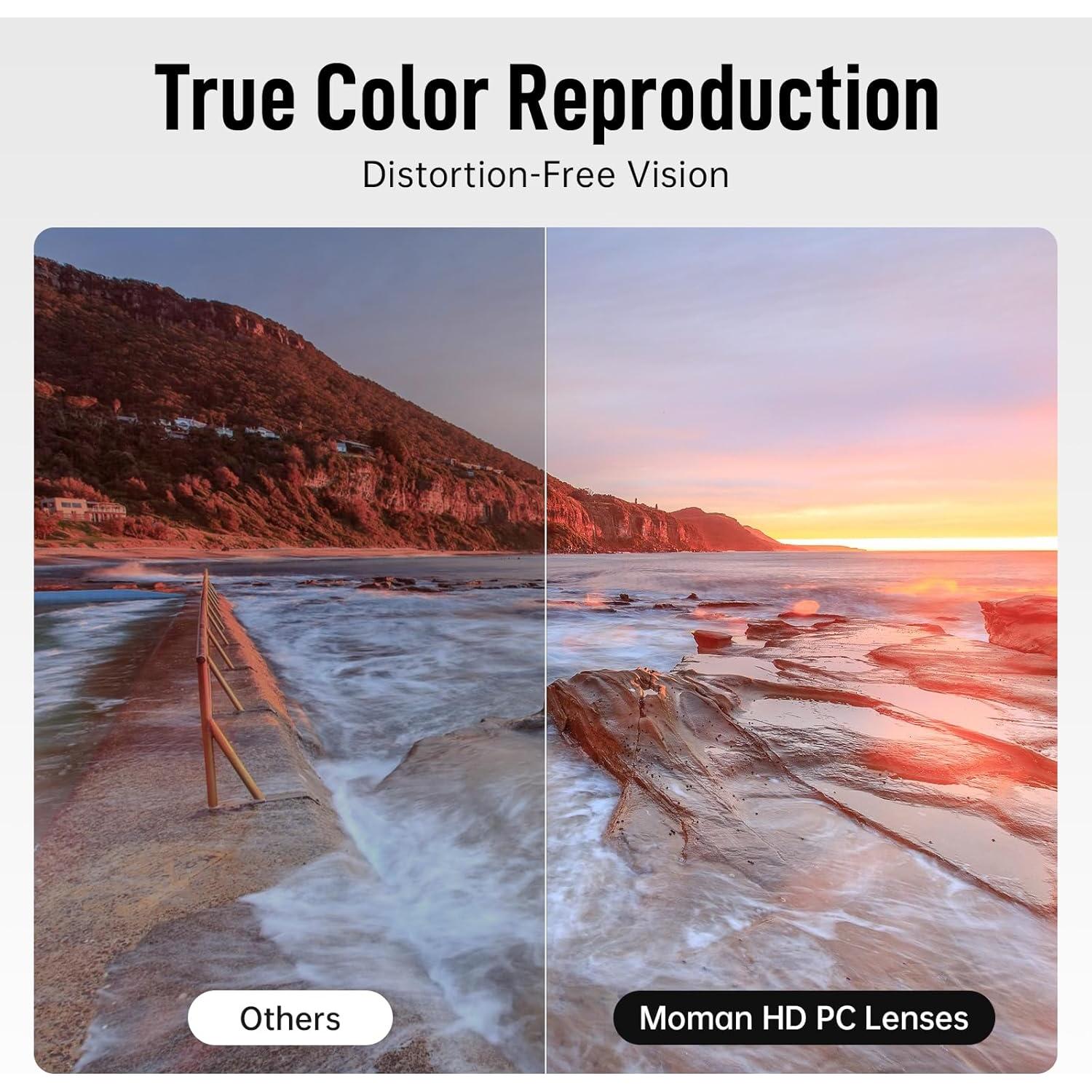 Gafas de Motocross Moman UV400 para Adultos Unisex