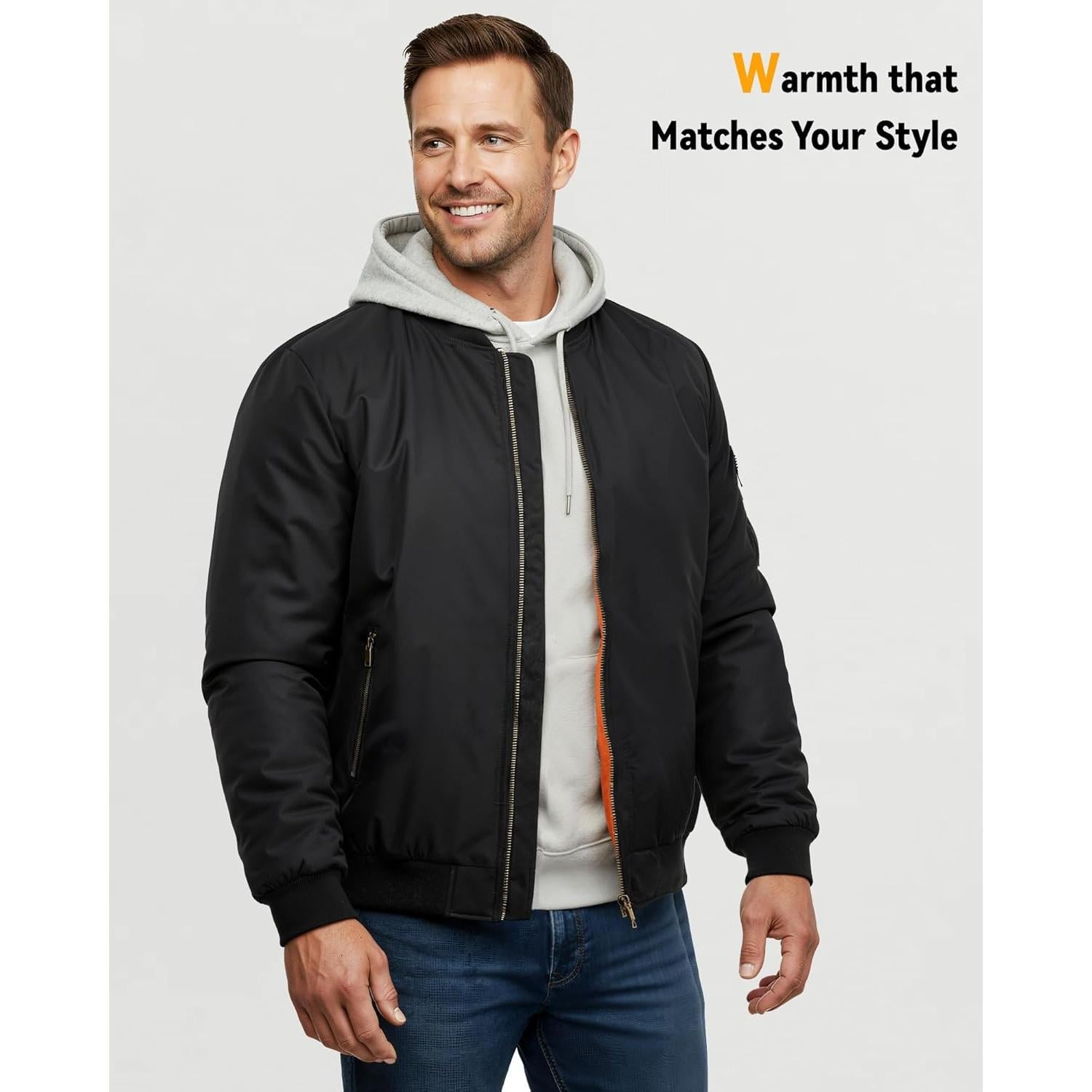 Chaqueta Calentada de Grafeno Wulcea para Hombres 12V 18400mAh