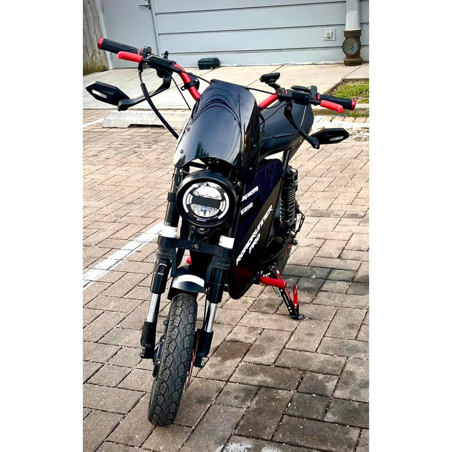 Parabrisas Alto Universal para Motocicleta S-WSX 5-7 Pulgadas