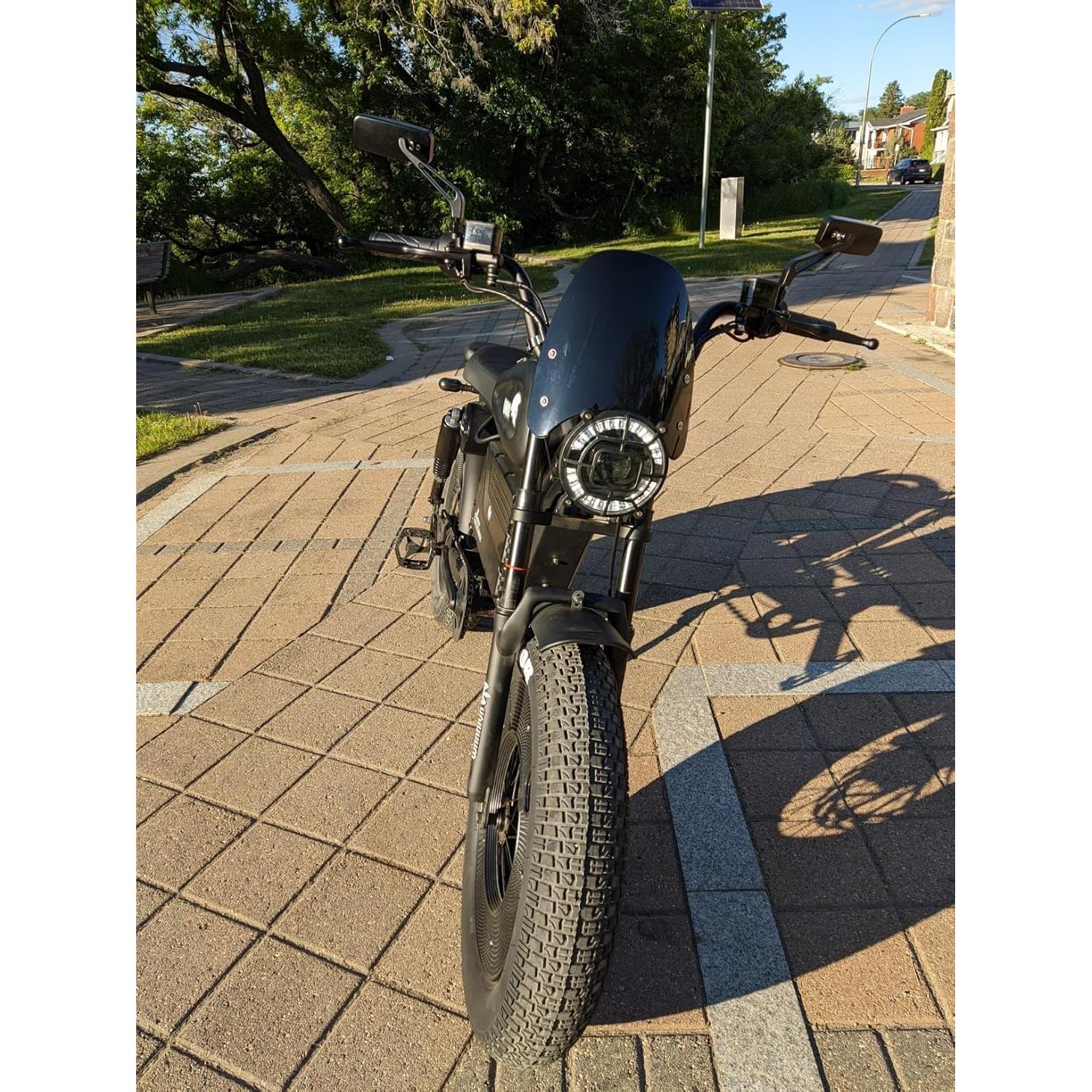 Parabrisas Alto Universal para Motocicleta S-WSX 5-7 Pulgadas