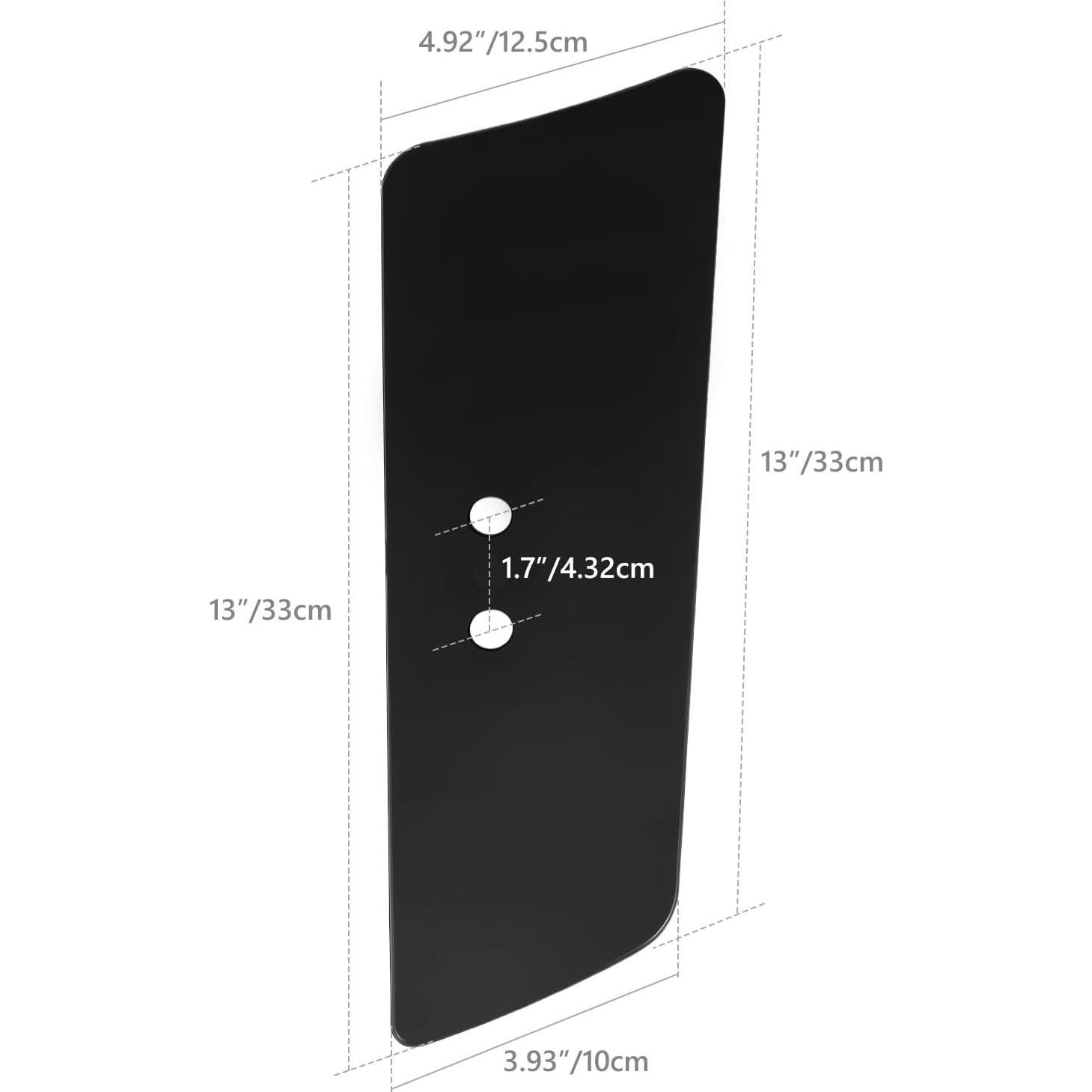 Deflectores de viento BRZOXIN para horquilla delantera - Negro