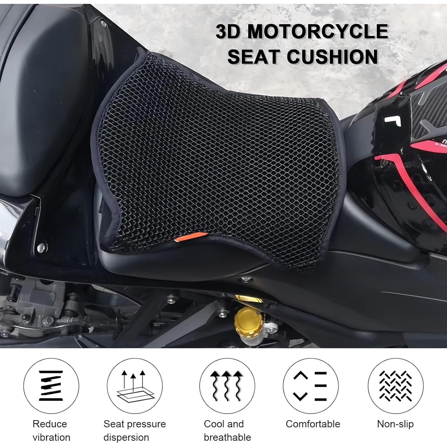 Cojín de Asiento de Motocicleta SaferCCTV M Refrigerante