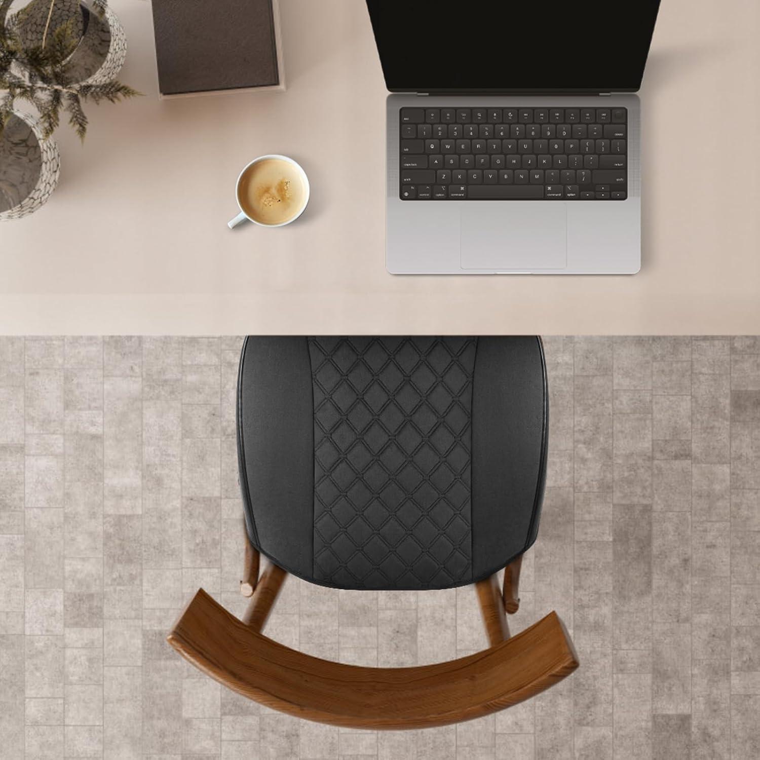 Cubierta de Asiento de Coche West Llama Terciopelo Negro 1PC