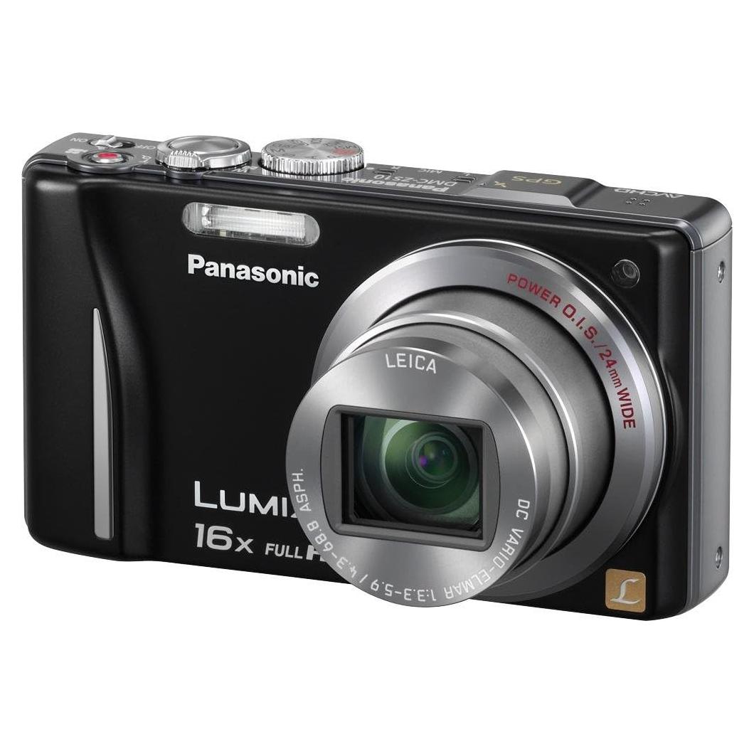 Lumix DMC-ZS10 14.1 MP Digital Camera with 16x Wide Angle Optical Image Stabilized Zoom and Built-In GPS Function (Black)