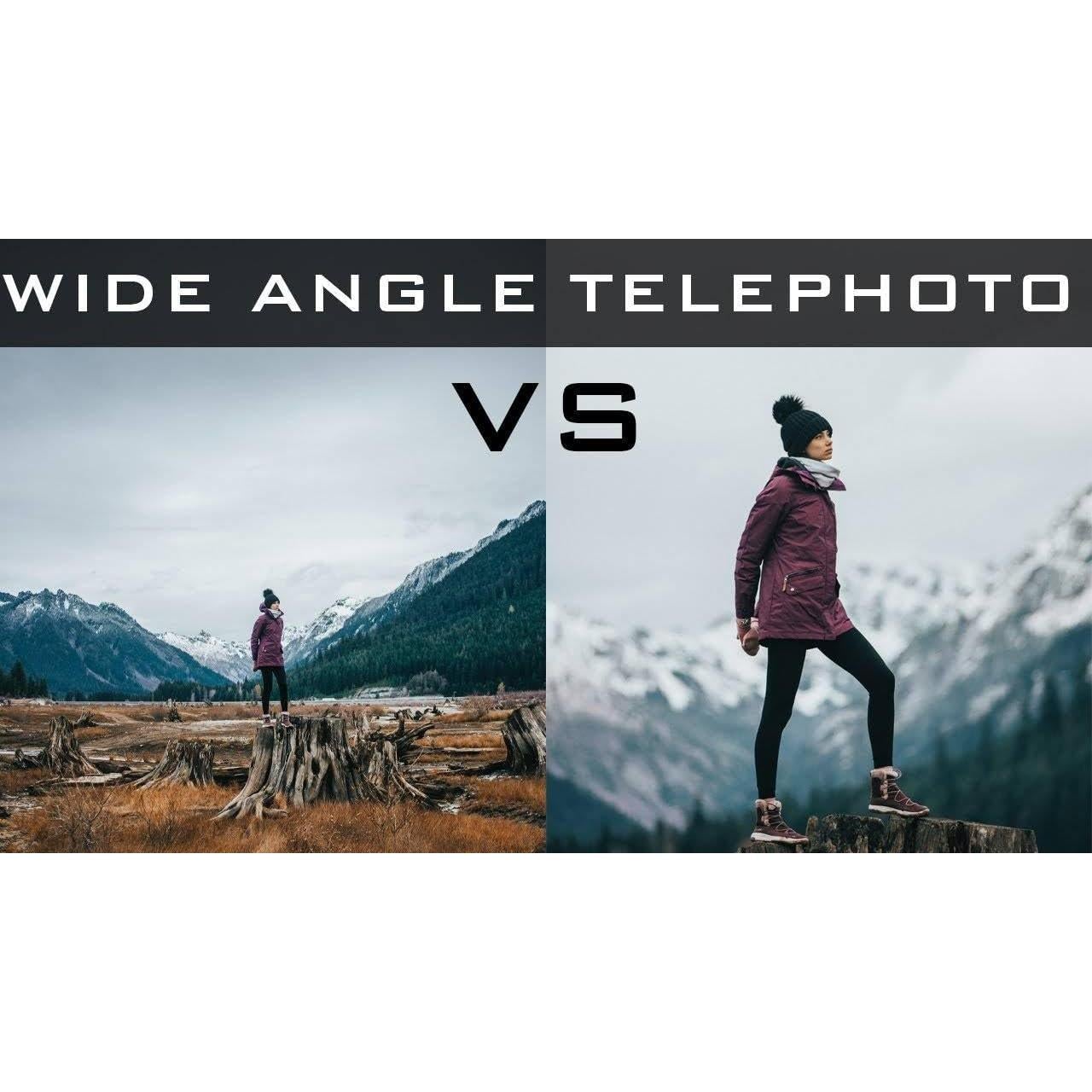 Kit de Lentes 49mm Gran Angular Telefoto Ojo de Pez para Panasonic