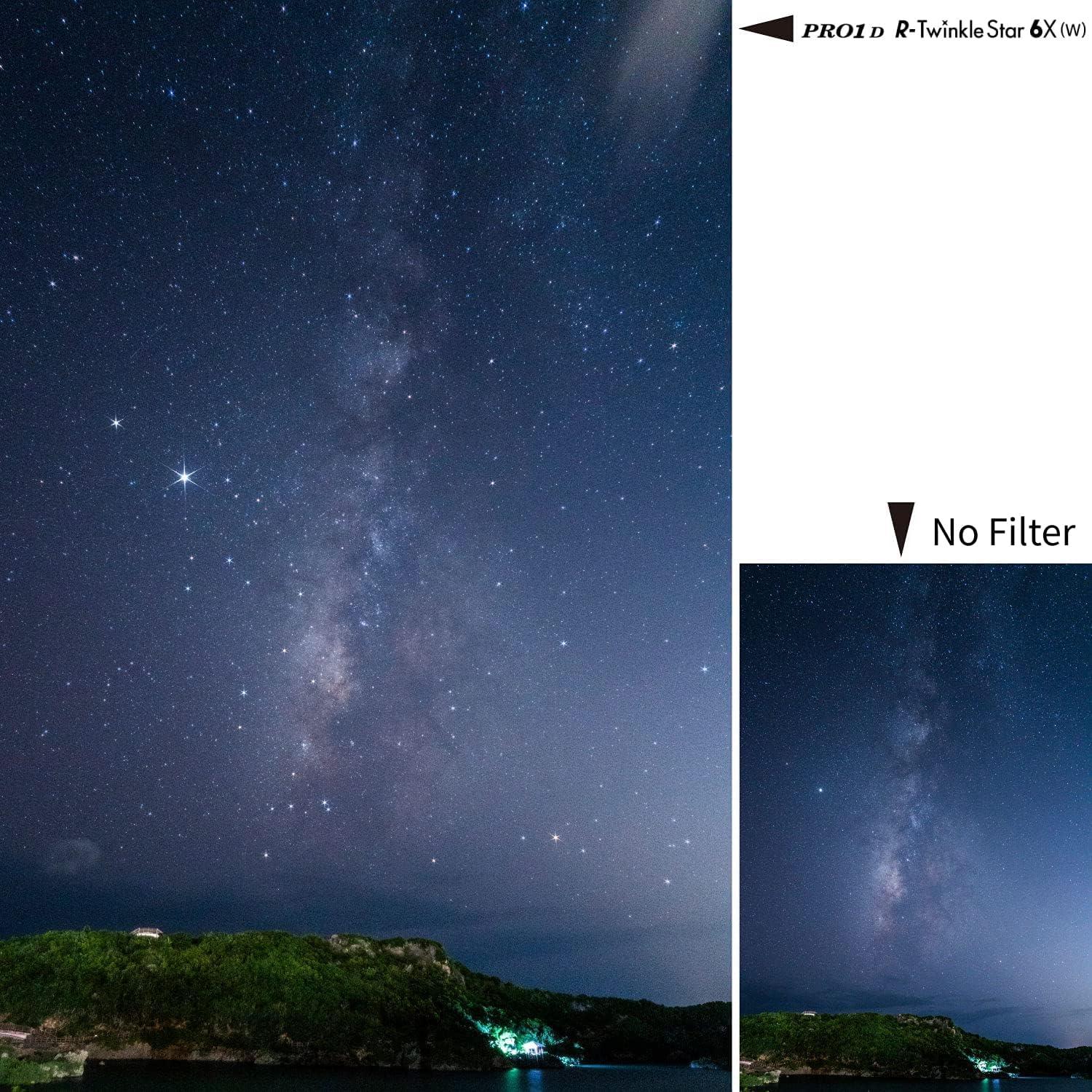 Filtro Cruzado Kenko PRO1D R-Twinkle Star 6X 82mm Efecto Luz