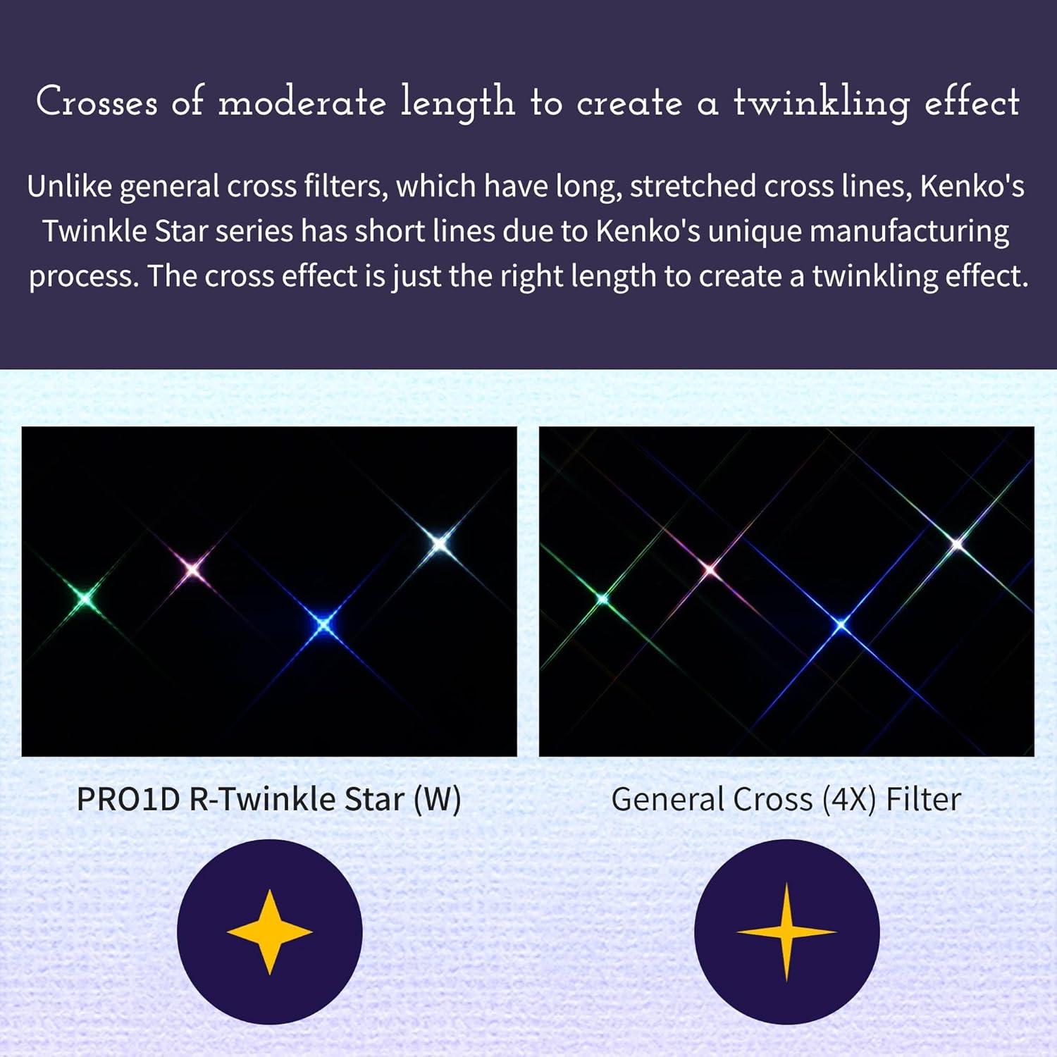 Filtro Cruzado Kenko PRO1D R-Twinkle Star 67mm 4-lineas