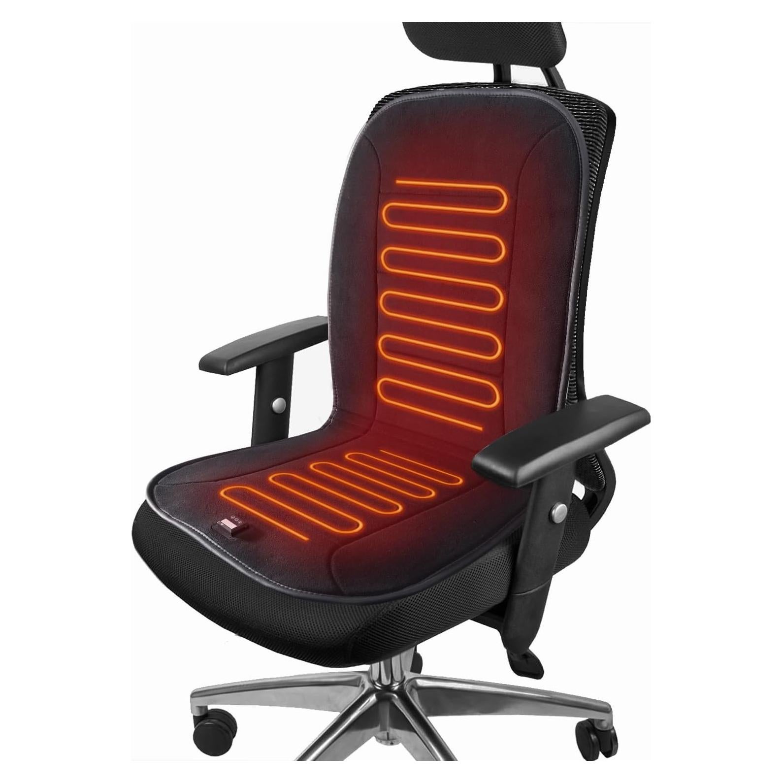 Cojín de Asiento Calentado 12V MAXCOM - 7 Temperaturas Ajustables