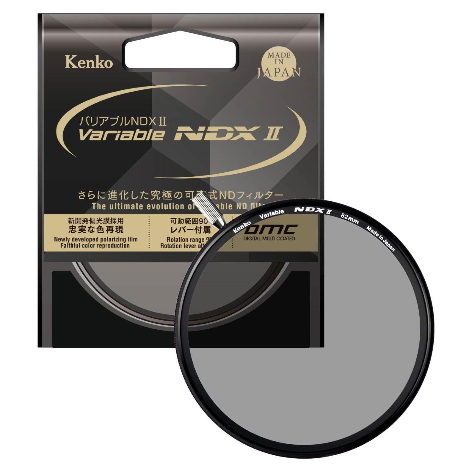 Filtro ND Variable Kenko NDX II 82mm ND2.5-ND450