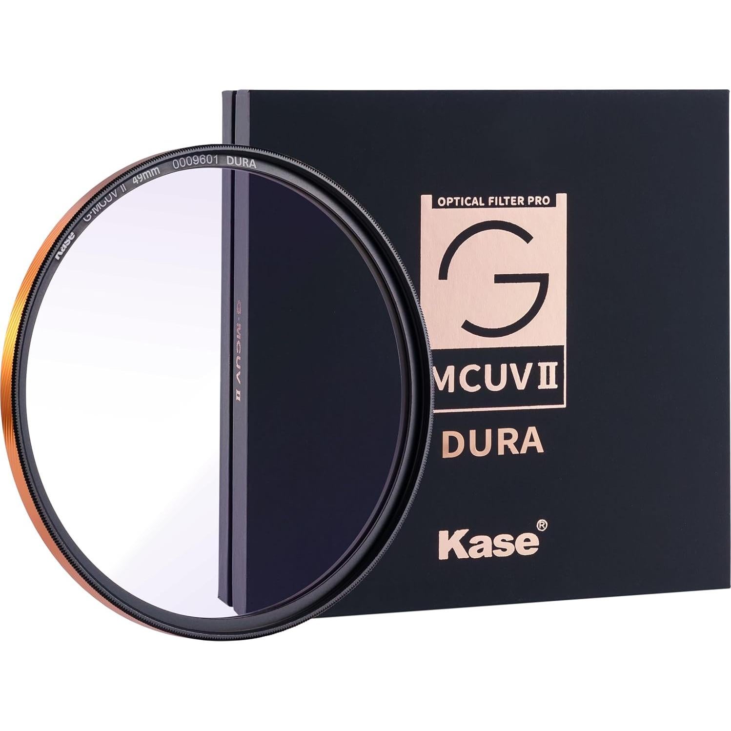 Filtro UV Kase Dura G-MCUV II 49mm Vidrio Óptico Templado