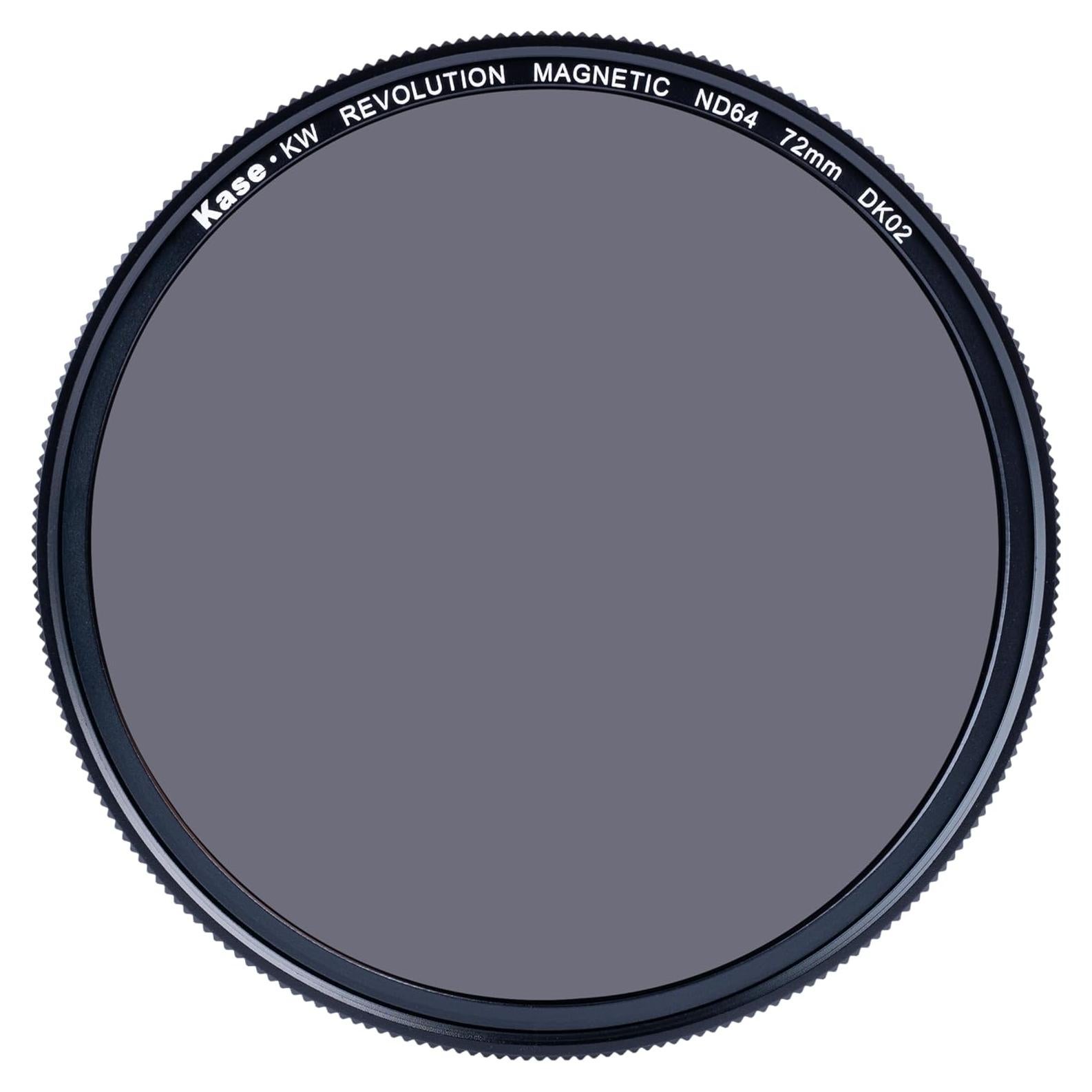 Filtro de Densidad Neutra ND64 Kase 72mm Vidrio Óptico