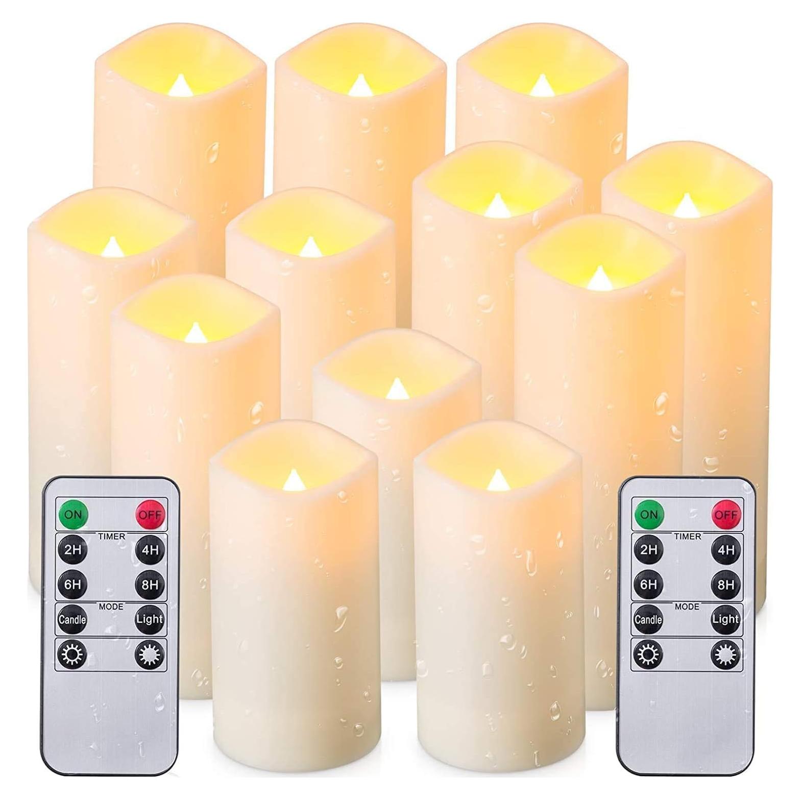 Velas LED Sin Llama CAKETYCG con Control Remoto - Paquete de 12