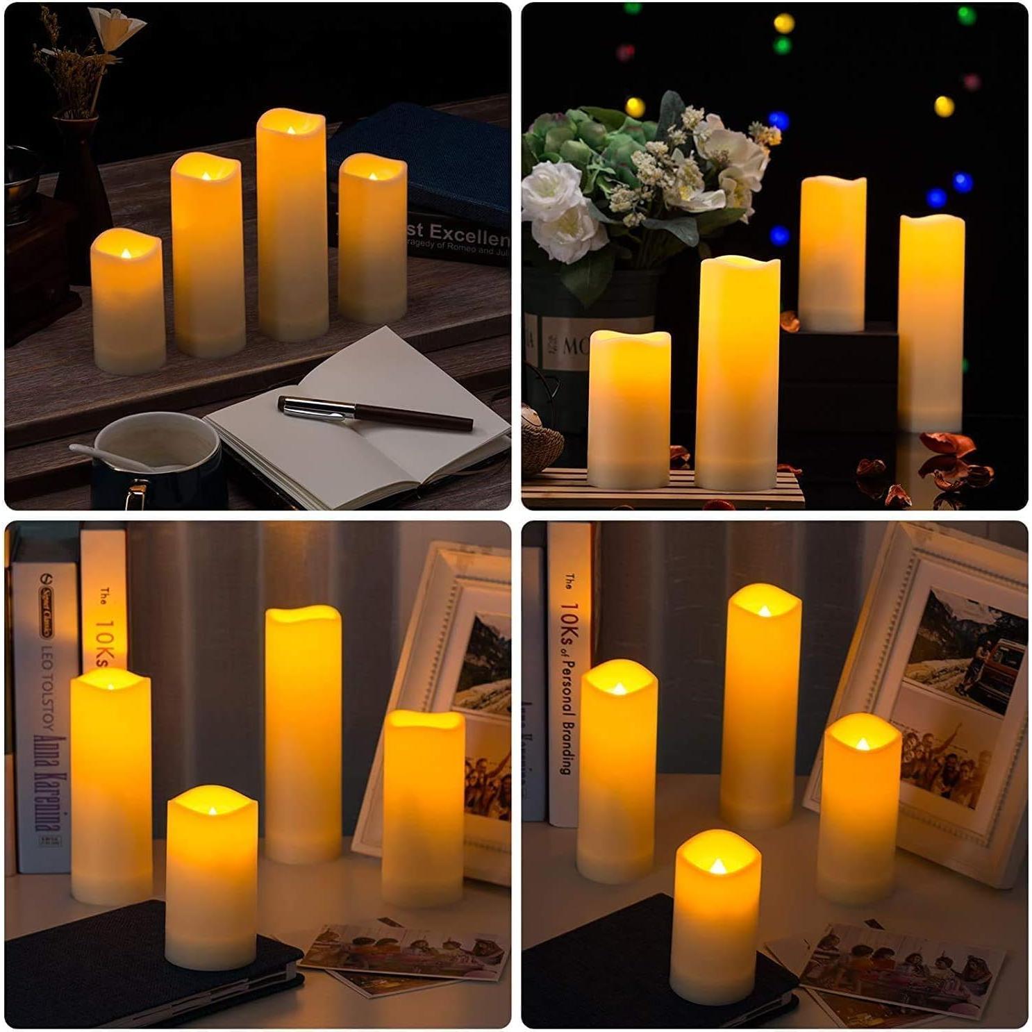 Velas LED Sin Llama CAKETYCG con Control Remoto - Paquete de 12