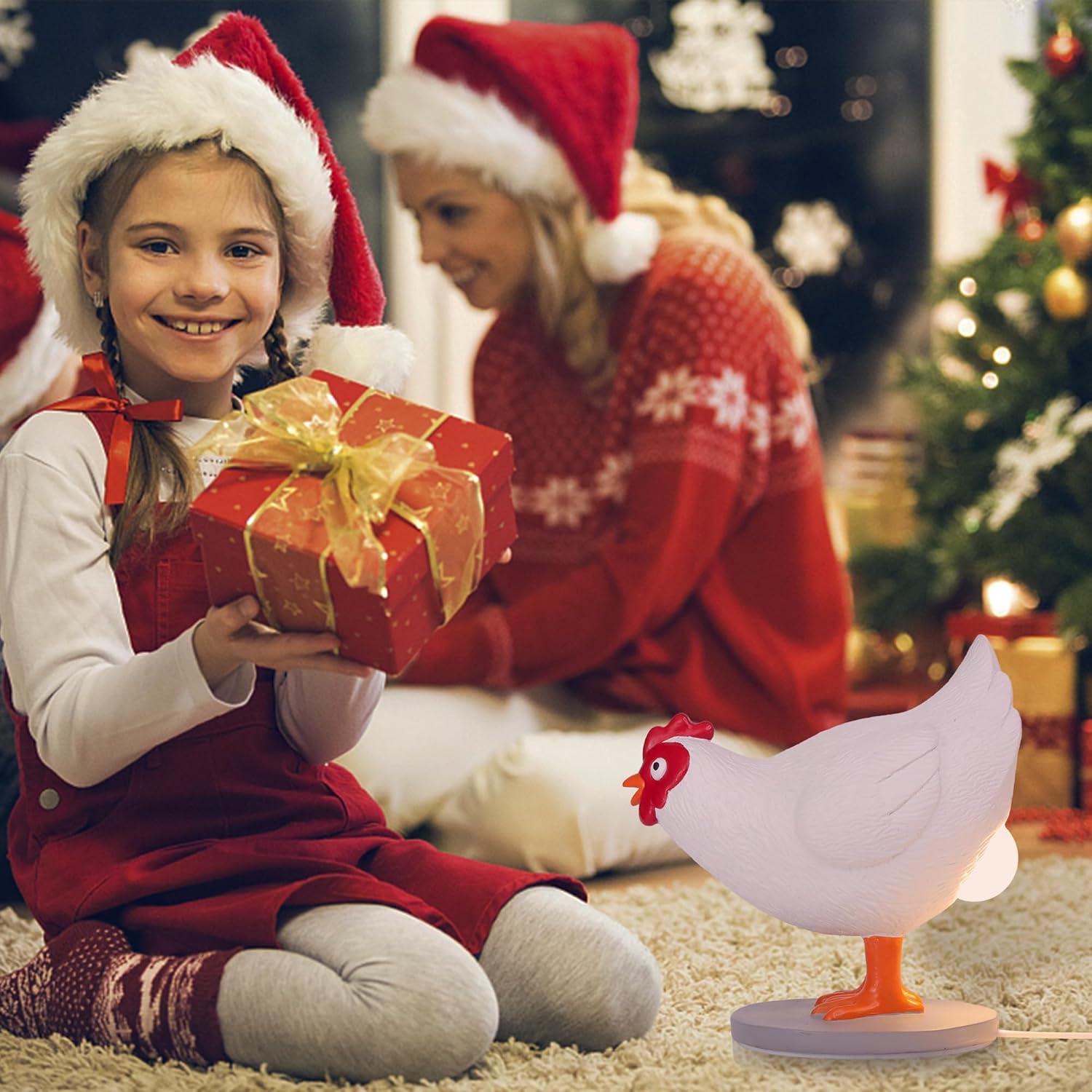 Lámpara de Noche 3D Ammonite Huevo Pollo LED 20.5cm